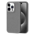 For iPhone 15 Pro Heat Dissipation Phone Case(Grey) - 1