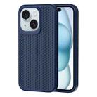 For iPhone 15 Heat Dissipation Phone Case(Dark Blue) - 1