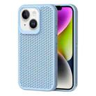 For iPhone 14 Plus Heat Dissipation Phone Case(Sky Blue) - 1