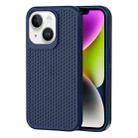 For iPhone 14 Plus Heat Dissipation Phone Case(Dark Blue) - 1