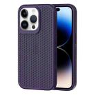 For iPhone 14 Pro Max Heat Dissipation Phone Case(Dark Purple) - 1