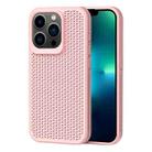 For iPhone 13 Pro Max Heat Dissipation Phone Case(Pink) - 1