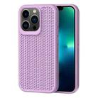 For iPhone 13 Pro Max Heat Dissipation Phone Case(Light Purple) - 1