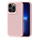 For iPhone 13 Pro Heat Dissipation Phone Case(Pink) - 1