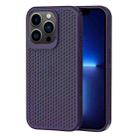 For iPhone 13 Pro Heat Dissipation Phone Case(Dark Purple) - 1