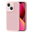 For iPhone 13 Heat Dissipation Phone Case(Pink) - 1