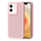 For iPhone 12 Heat Dissipation Phone Case(Pink) - 1