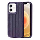 For iPhone 12 Heat Dissipation Phone Case(Dark Purple) - 1