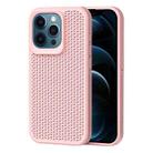 For iPhone 12 Pro Max Heat Dissipation Phone Case(Pink) - 1
