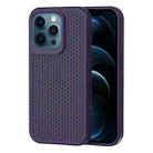 For iPhone 12 Pro Max Heat Dissipation Phone Case(Dark Purple) - 1