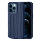 For iPhone 12 Pro Max Heat Dissipation Phone Case(Dark Blue) - 1