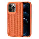 For iPhone 12 Pro Heat Dissipation Phone Case(Orange) - 1