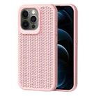 For iPhone 12 Pro Heat Dissipation Phone Case(Pink) - 1