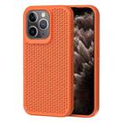 For iPhone 11 Pro Max Heat Dissipation Phone Case(Orange) - 1