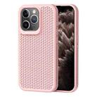 For iPhone 11 Pro Max Heat Dissipation Phone Case(Pink) - 1