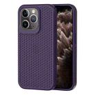 For iPhone 11 Pro Max Heat Dissipation Phone Case(Dark Purple) - 1