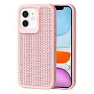 For iPhone 11 Heat Dissipation Phone Case(Pink) - 1
