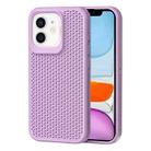 For iPhone 11 Heat Dissipation Phone Case(Light Purple) - 1