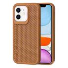 For iPhone 11 Heat Dissipation Phone Case(Brown) - 1