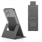 PU Leather Ultra Thin Folding Phone Holder(Grey) - 1