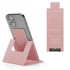 PU Leather Ultra Thin Folding Phone Holder(Rose Gold) - 1