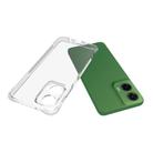 For Motorola Moto G35 Shockproof Non-slip Thickening TPU Phone Case(Transparent) - 3