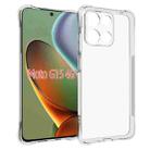 For Motorola Moto G15 4G Shockproof Non-slip Thickening TPU Phone Case(Transparent) - 1