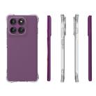 For Motorola Edge 60 Pro Shockproof Non-slip Thickening TPU Phone Case(Transparent) - 2