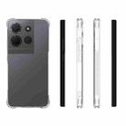 For TCL 503 4G Shockproof Non-slip Thickening TPU Phone Case(Transparent) - 2