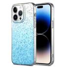 For iPhone 14 Pro Dynamic Colorful Rhombus Diamond Series PC + TPU Phone Case(Blue) - 1