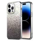 For iPhone 14 Pro Dynamic Colorful Rhombus Diamond Series PC + TPU Phone Case(Black) - 1