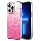 For iPhone 13 Pro Dynamic Colorful Rhombus Diamond Series PC + TPU Phone Case(Pink) - 1