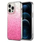 For iPhone 12 Pro Max Dynamic Colorful Rhombus Diamond Series PC + TPU Phone Case(Pink) - 1