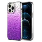 For iPhone 12 Pro Max Dynamic Colorful Rhombus Diamond Series PC + TPU Phone Case(Purple) - 1