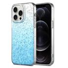 For iPhone 12 Pro Dynamic Colorful Rhombus Diamond Series PC + TPU Phone Case(Blue) - 1