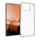 For Asus Zenfone 11 Ultra Shockproof Non-slip Thickening TPU Phone Case(Transparent) - 1