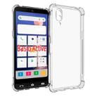 For Sharp Basio Active Shockproof Non-slip Thickening TPU Phone Case(Transparent) - 1