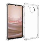 For Sharp Aquos sense7 plus Shockproof Non-slip Thickening TPU Phone Case(Transparent) - 1