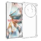 For  ZTE nubia Z60S Pro Shockproof Non-slip Thickening TPU Phone Case(Transparent) - 1