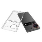 For ZTE nubia Z70 Ultra Shockproof Non-slip Thickening TPU Phone Case(Transparent) - 3