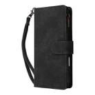 For iPhone 16 Pro Max Multifunctional Multi-Card Wallet Phone Leather Case(Black) - 2