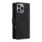 For iPhone 16 Pro Max Multifunctional Multi-Card Wallet Phone Leather Case(Black) - 3