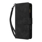 For iPhone 16 Plus Multifunctional Multi-Card Wallet Phone Leather Case(Black) - 2