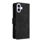 For iPhone 16 Plus Multifunctional Multi-Card Wallet Phone Leather Case(Black) - 3