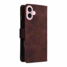 For iPhone 16 Multifunctional Multi-Card Wallet Phone Leather Case(Coffee) - 3