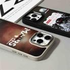 For iPhone 15 Pro Max Skin Feel Matte TPU+PC Shockproof Phone Case(Moon) - 3