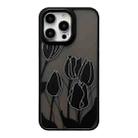 For iPhone 15 Pro Skin Feel Matte TPU+PC Shockproof Phone Case(Tulip) - 1