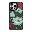 For iPhone 15 Pro Skin Feel Matte TPU+PC Shockproof Phone Case(Camellia) - 1