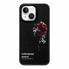 For iPhone 15 Skin Feel Matte TPU+PC Shockproof Phone Case(Rose) - 1