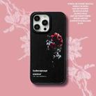 For iPhone 15 Skin Feel Matte TPU+PC Shockproof Phone Case(Rose) - 2